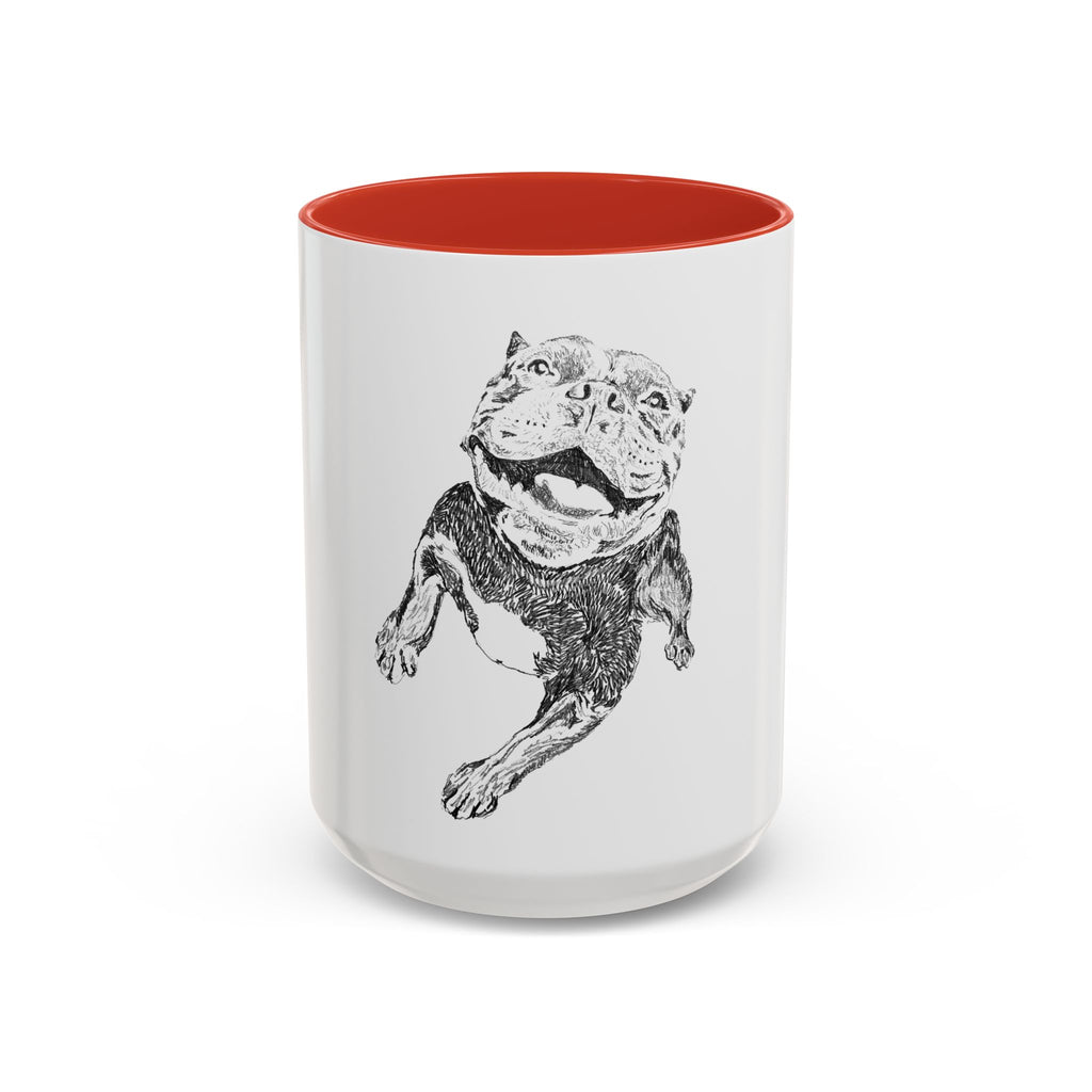 Smiling Pit Bull Mug