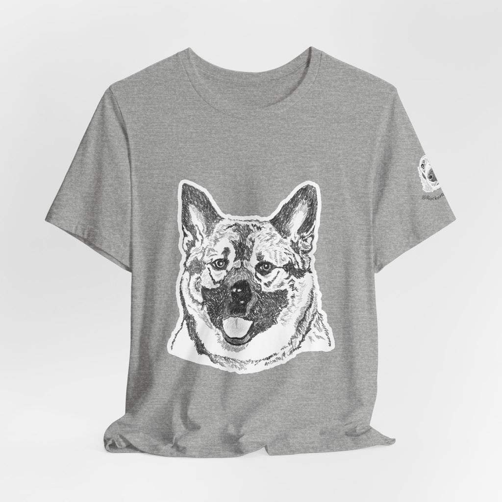 Norwegian Elkhound Unisex Short Sleeve Tee