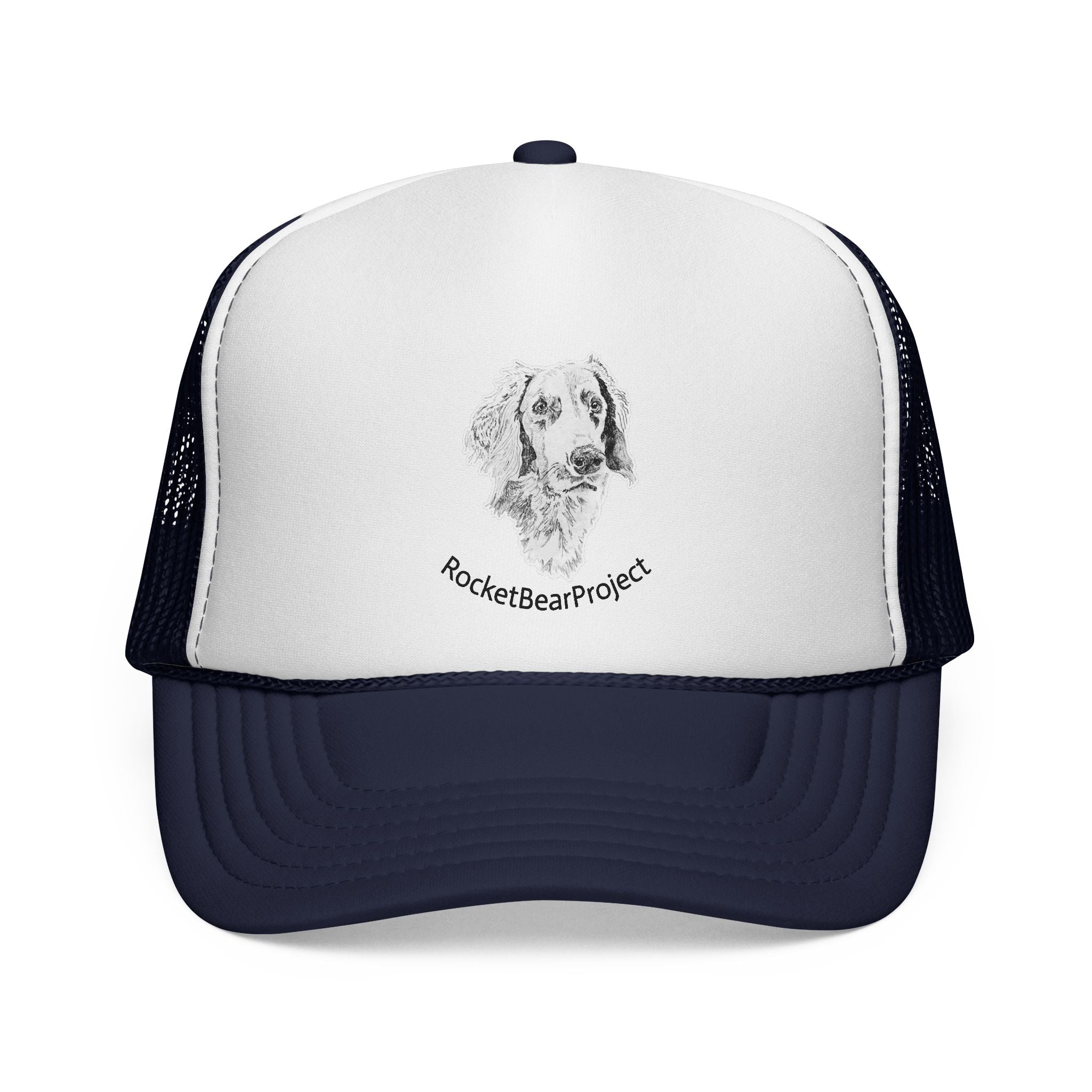 Long Haired Weimaraner Trucker Cap
