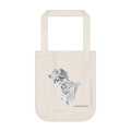 Duck Tolling Retriever profile Tote Bag