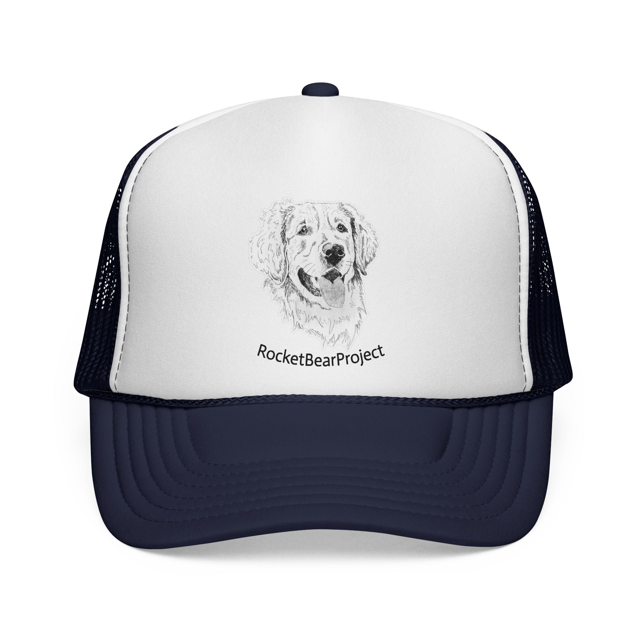 Golden Retriever Trucker Cap