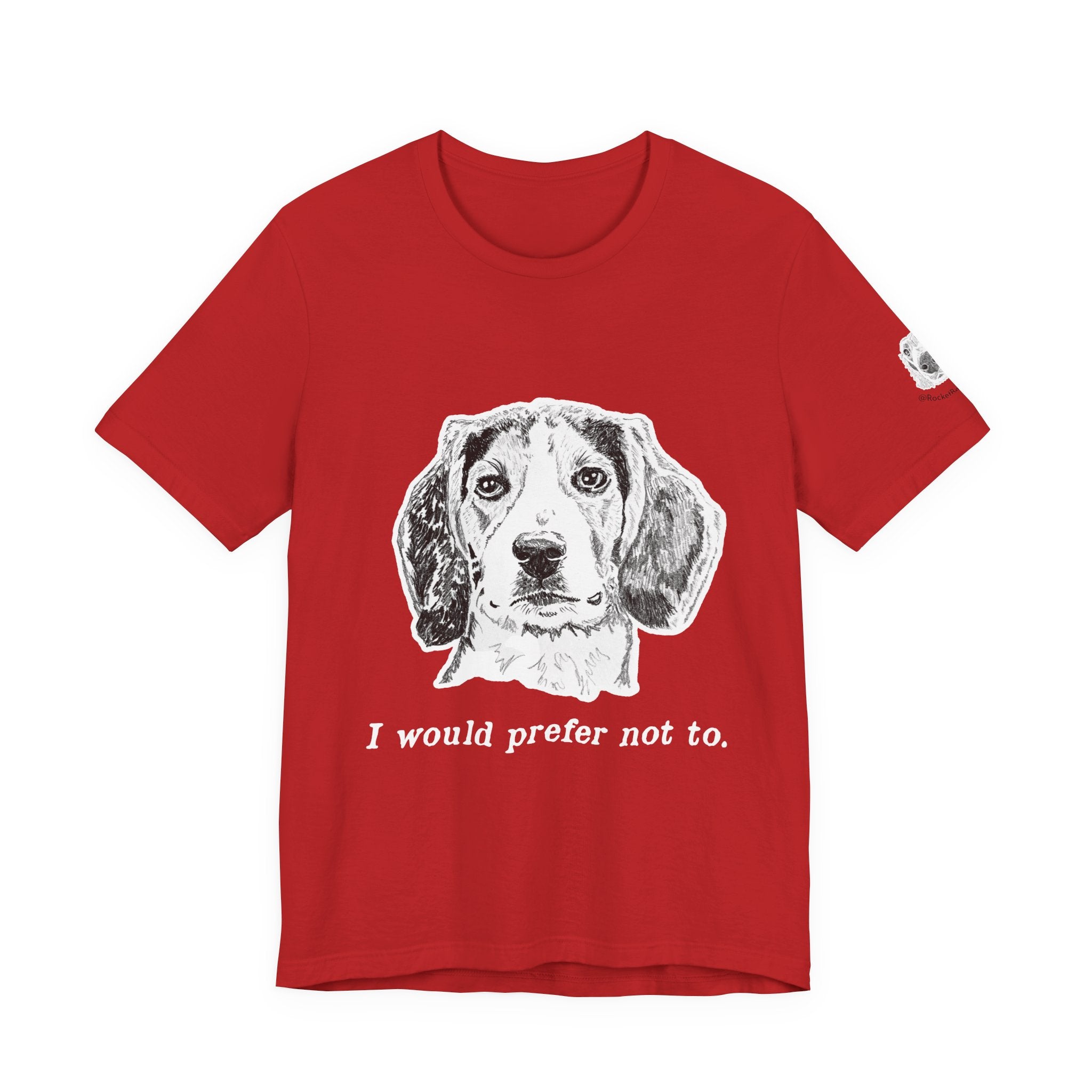 Stubborn Beagle - Unisex Short Sleeve Tee