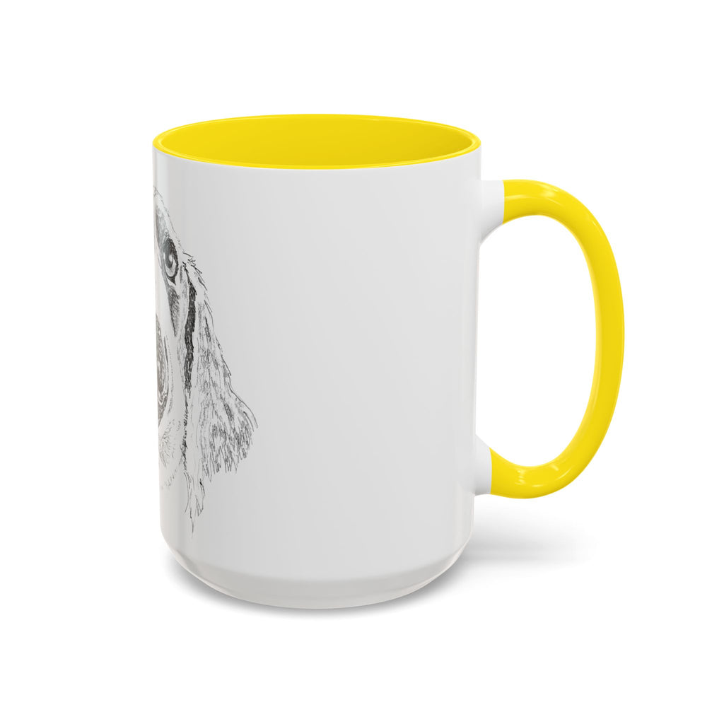 Rocket Bear - Long Haired Weimaraner Coffee Mug