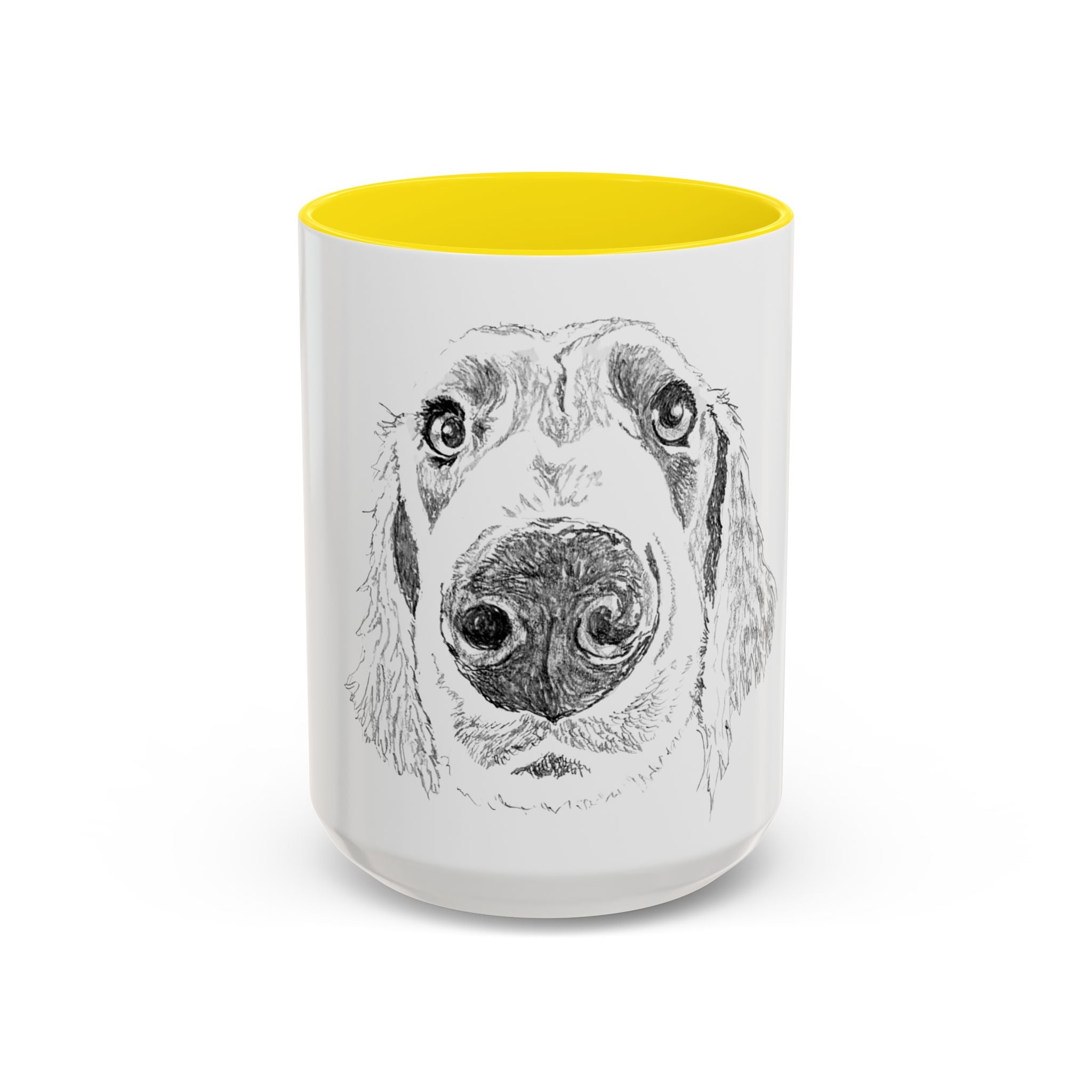 Rocket Bear - Long Haired Weimaraner Coffee Mug