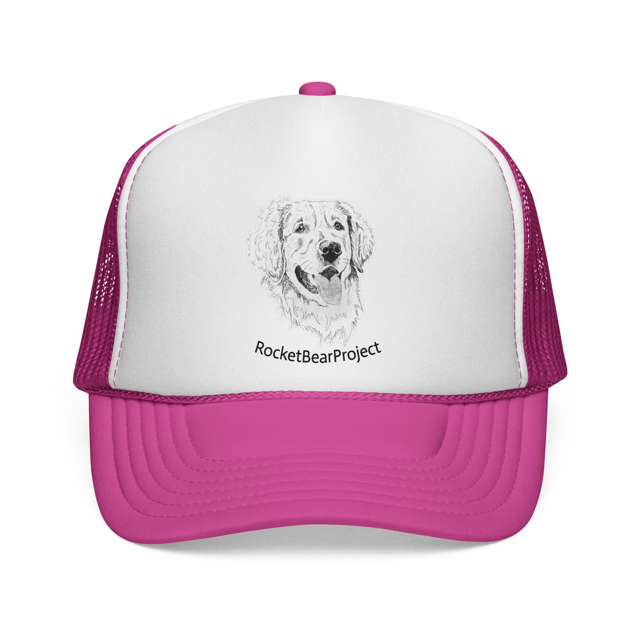 Golden Retriever Trucker Cap