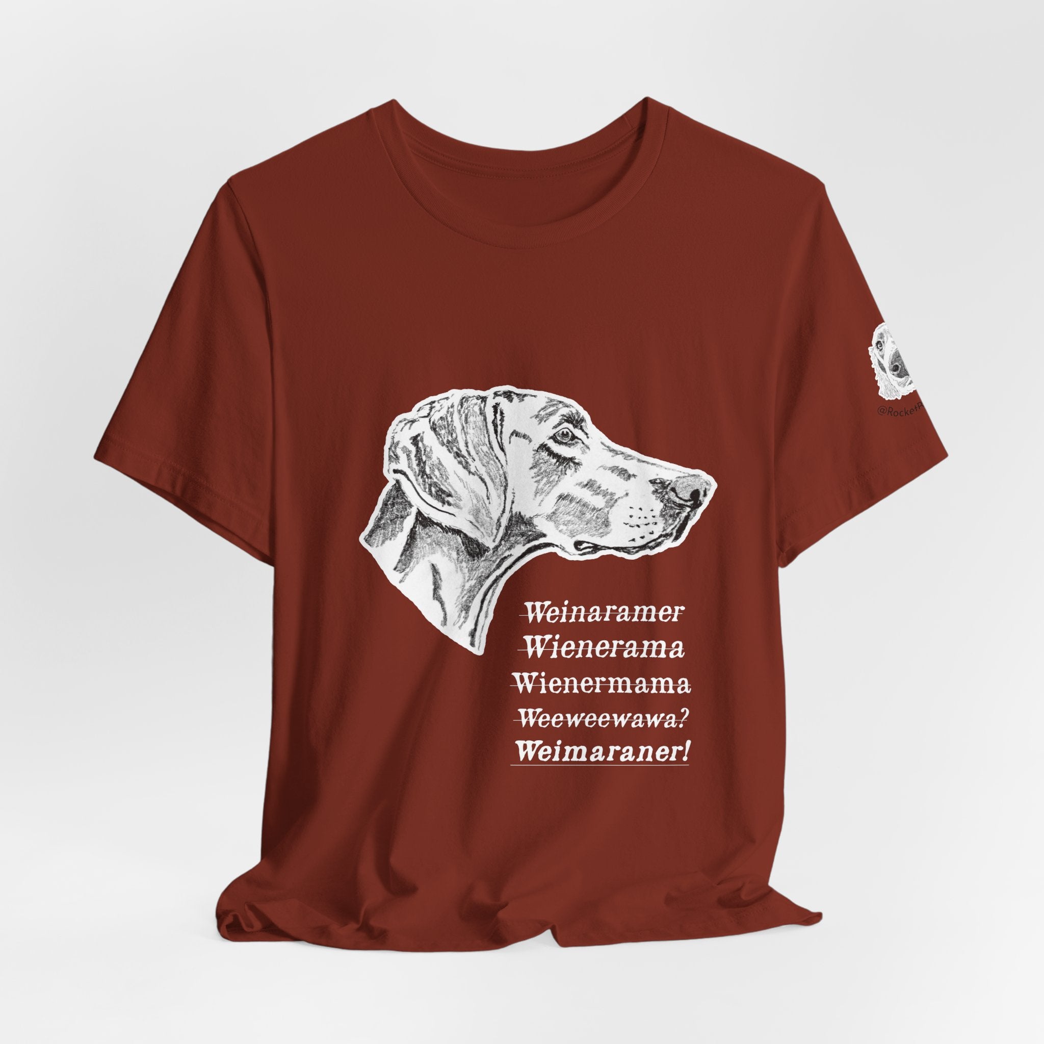 Weimaraner wienermama - Unisex Short Sleeve Tee