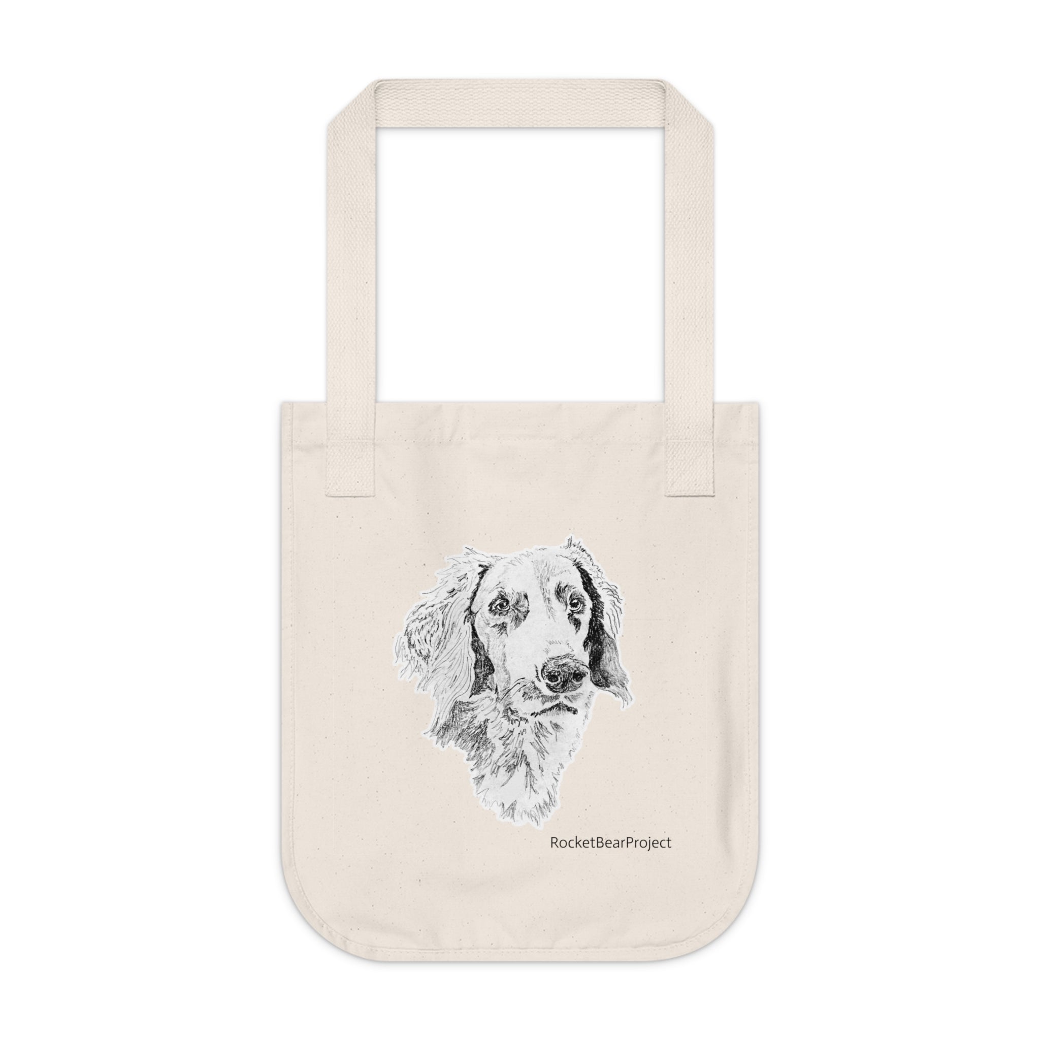 Long Haired Weimaraner Tote Bag