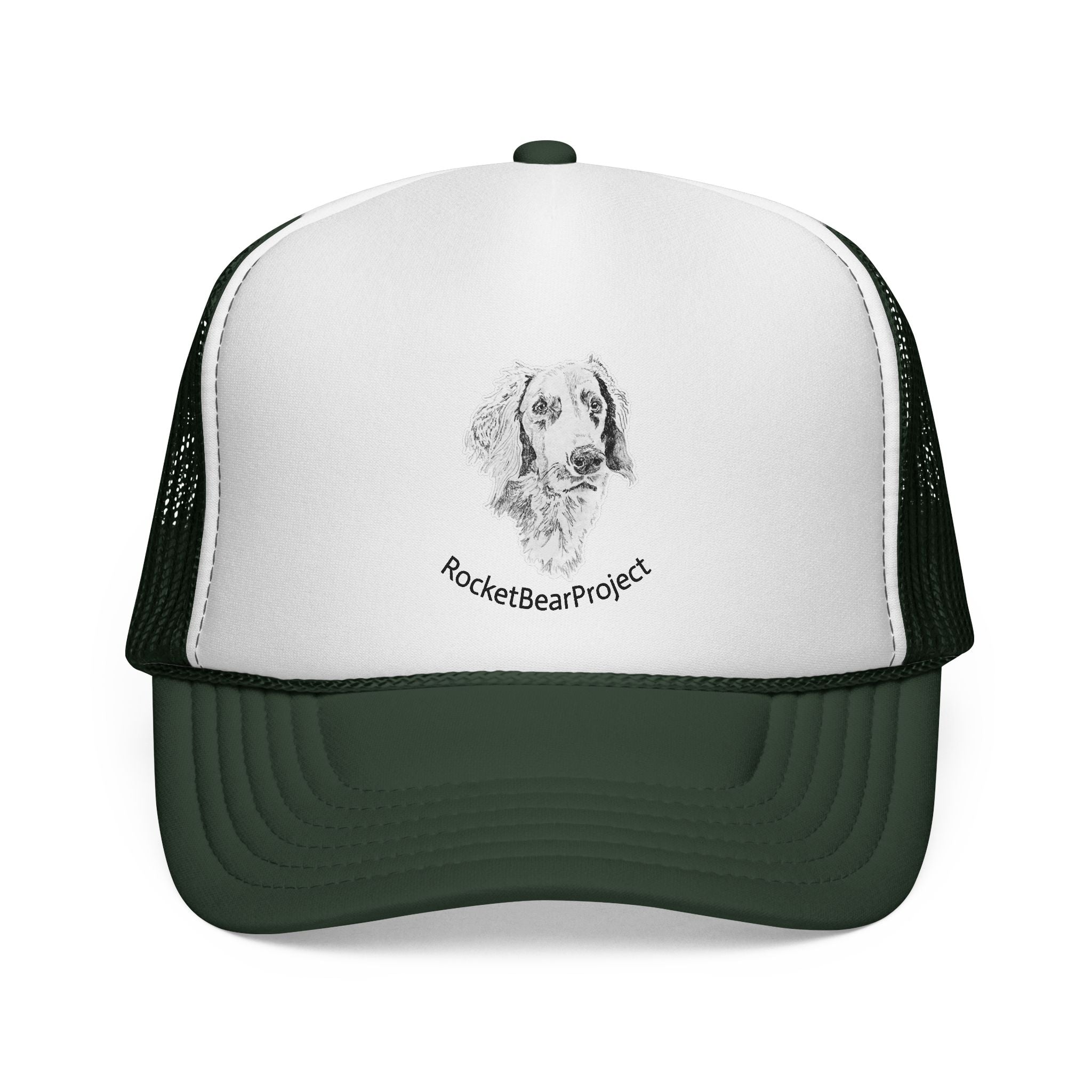 Long Haired Weimaraner Trucker Cap