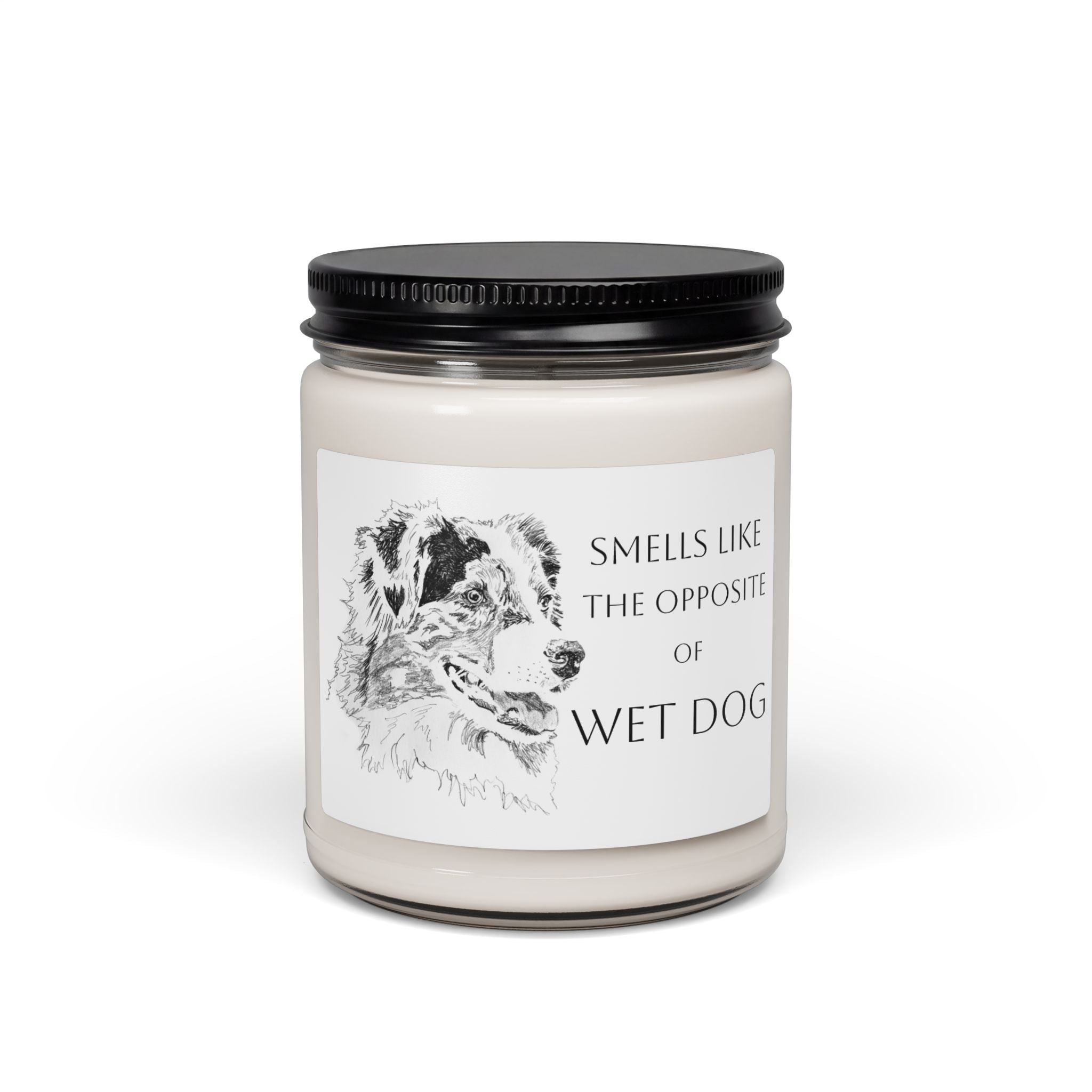 Australian Shepherd Candle