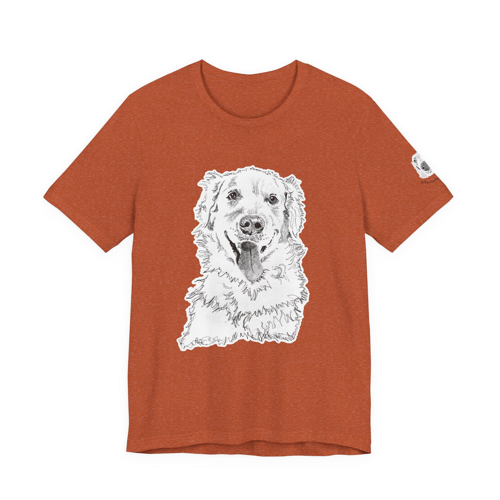 Golden Retriever Puppy - Unisex Short Sleeve Tee