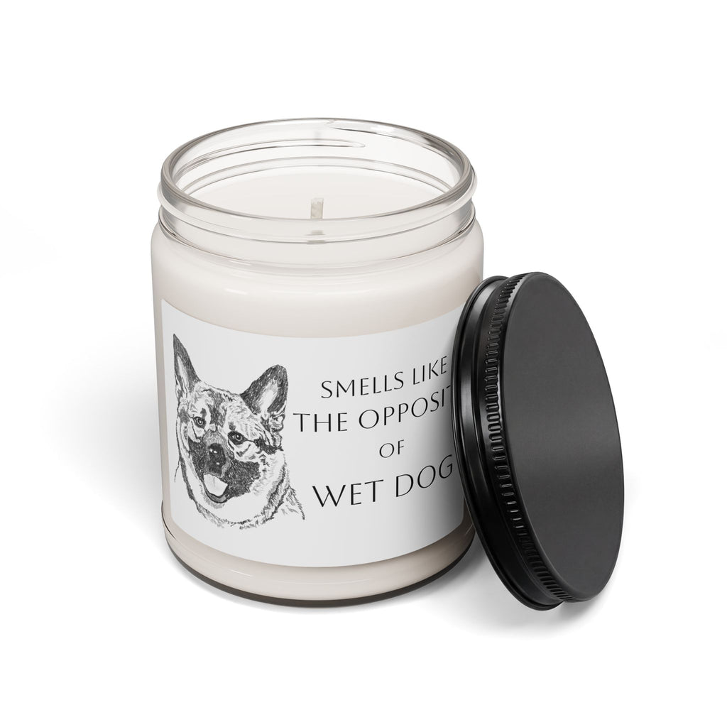 Norwegian Elkhound Candle