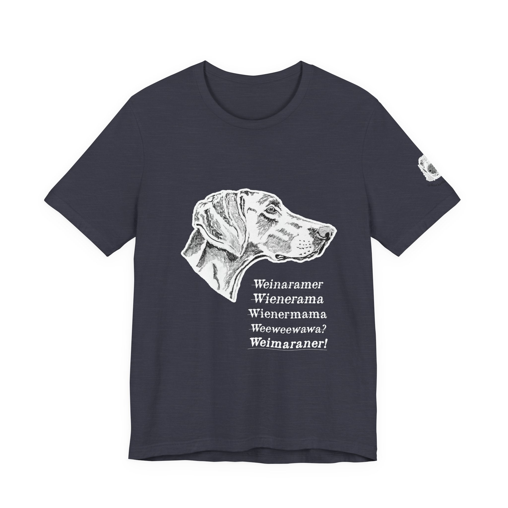 Weimaraner wienermama - Unisex Short Sleeve Tee
