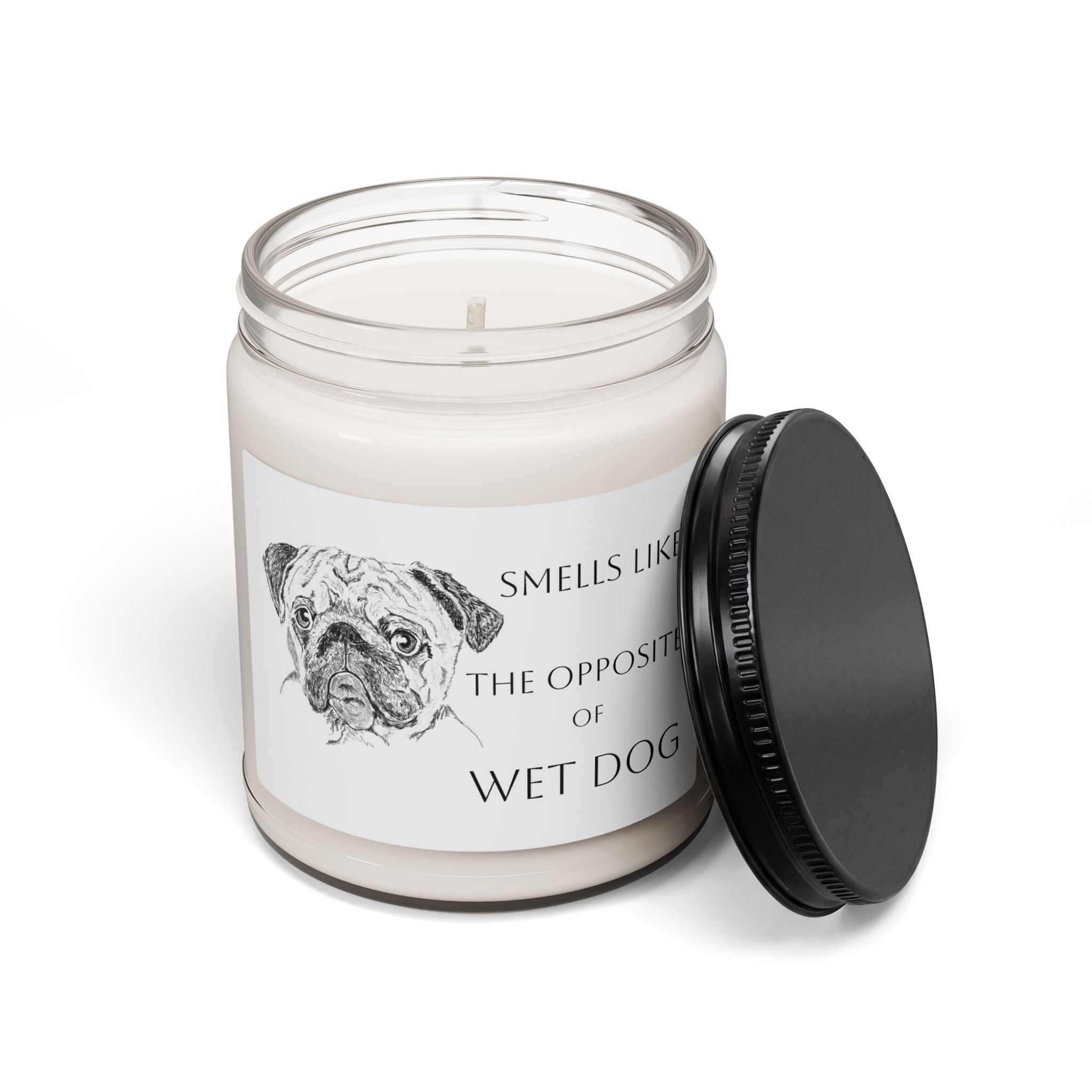 Pug Candle