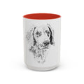 Long Haired Weimaraner Coffee Mug