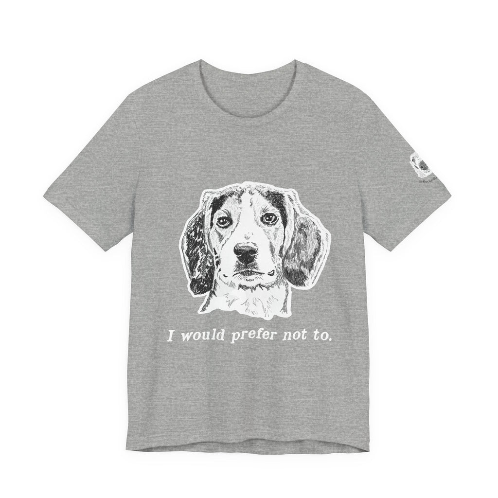 Stubborn Beagle - Unisex Short Sleeve Tee