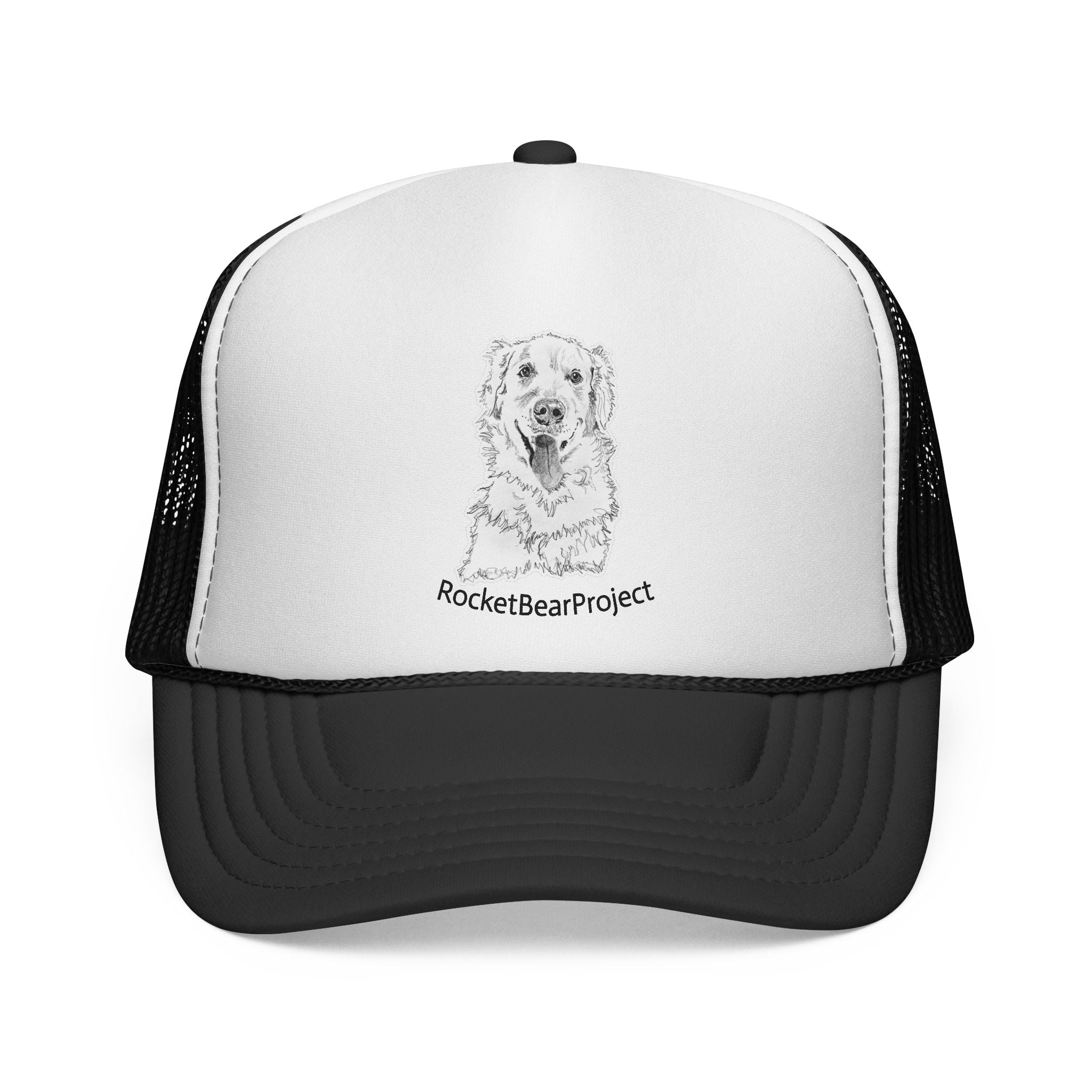 Golden Retriever Puppy Trucker Cap