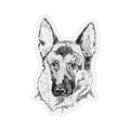 German Shepherd Magnet