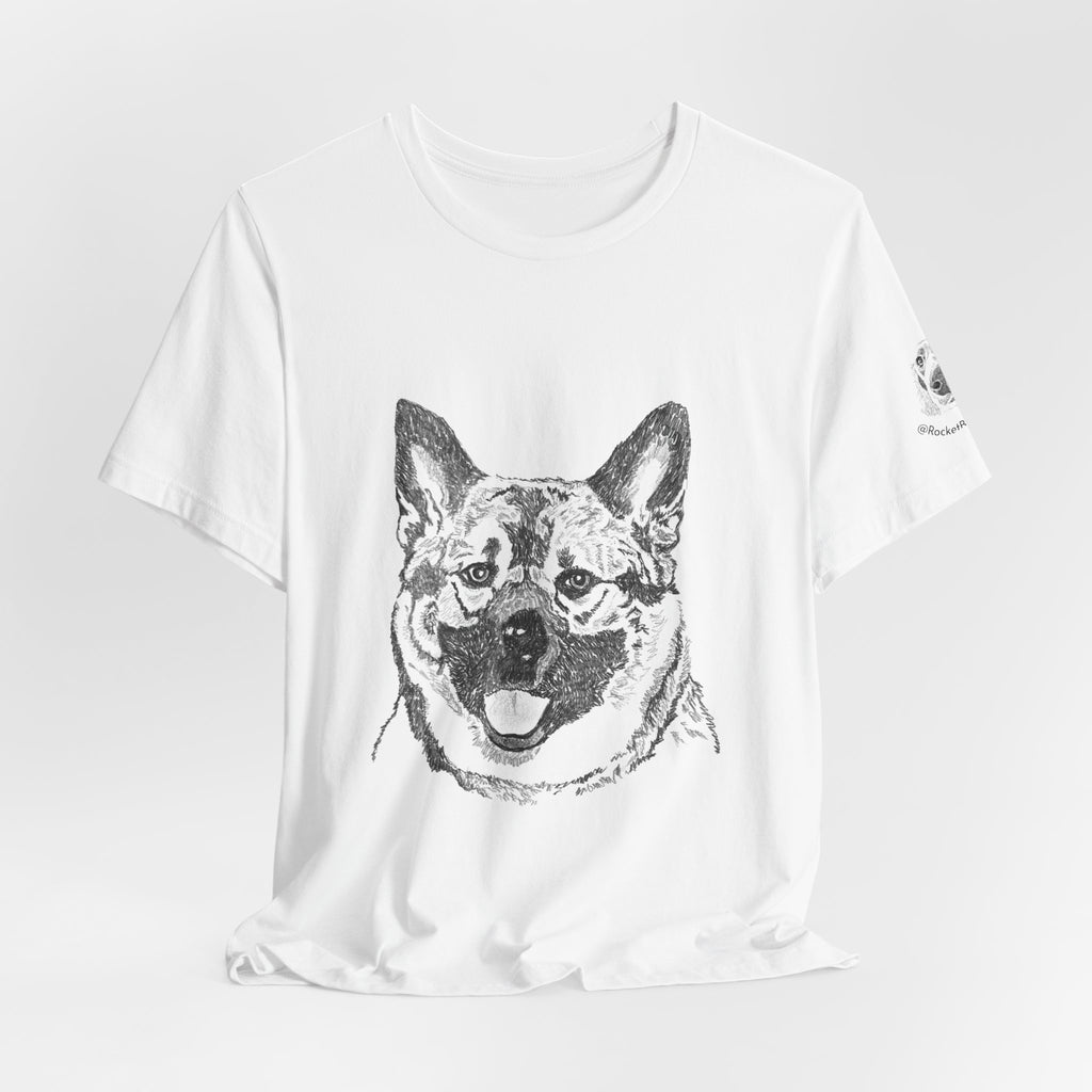 Norwegian Elkhound Unisex Short Sleeve Tee