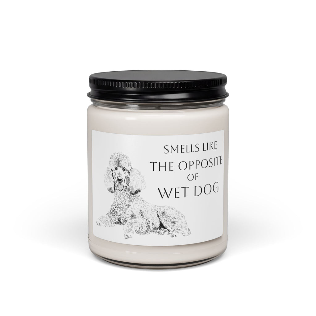 Poodle Candle