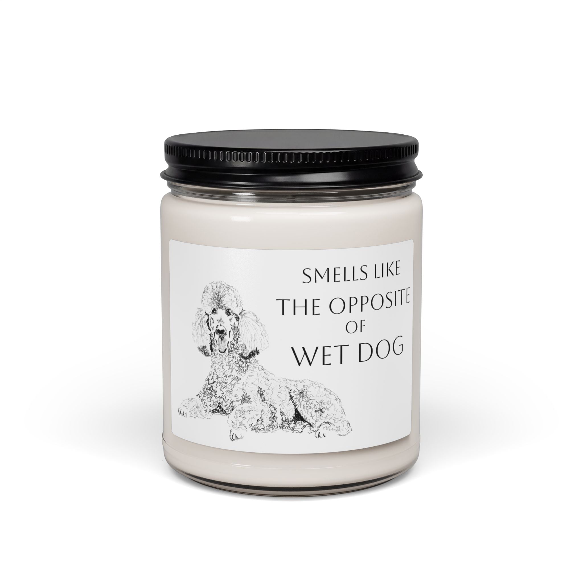 Poodle Candle