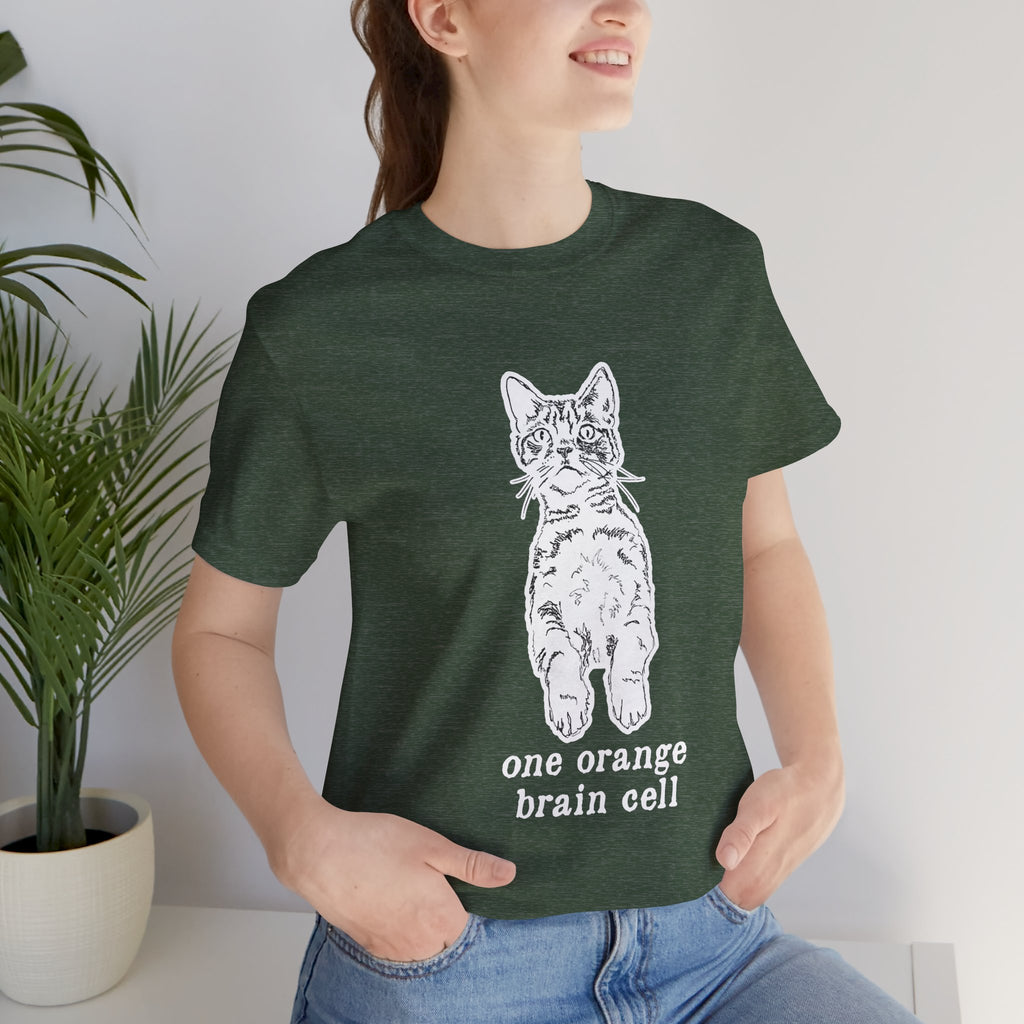One Orange Brain Cell - Unisex Short Sleeve Tee