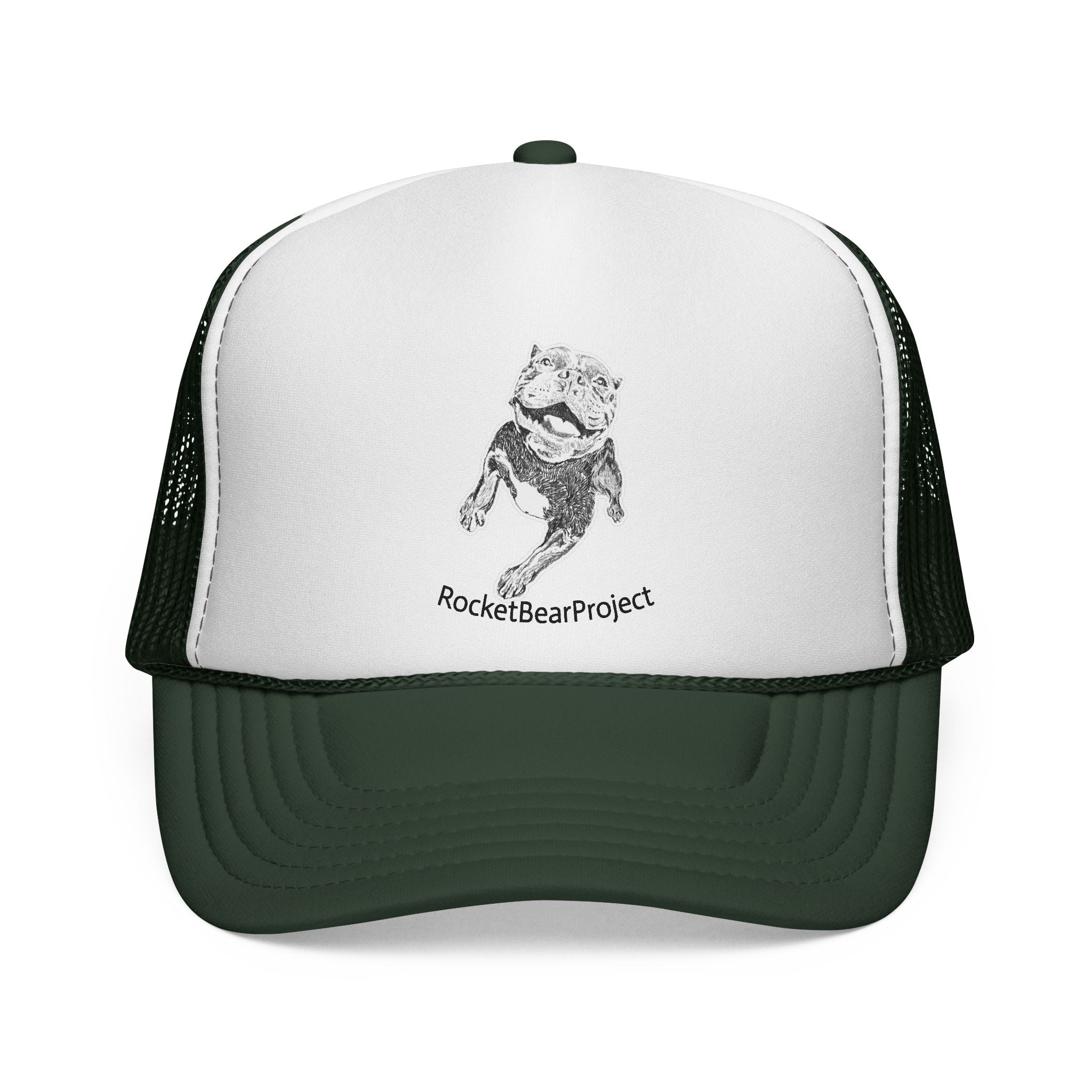 Smiling Pit Bull Trucker Hat