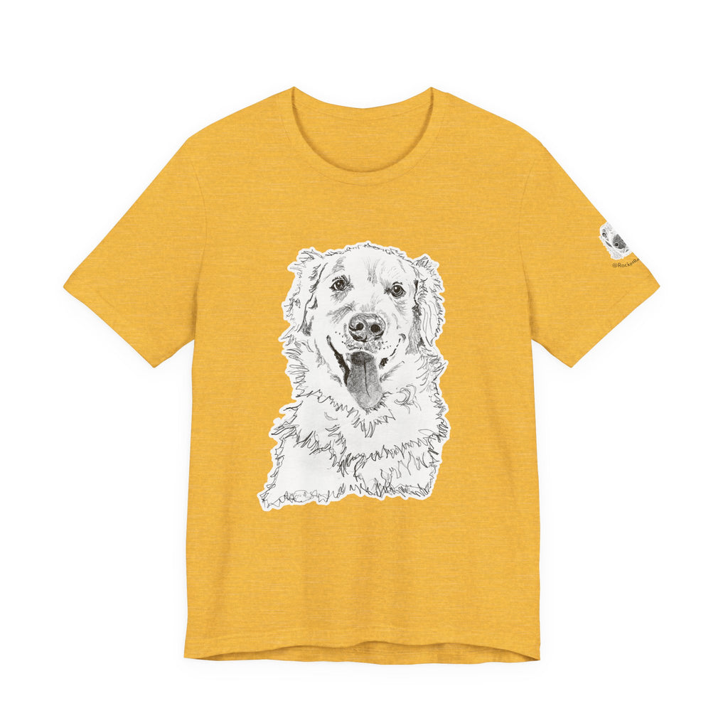 Golden Retriever Puppy - Unisex Short Sleeve Tee
