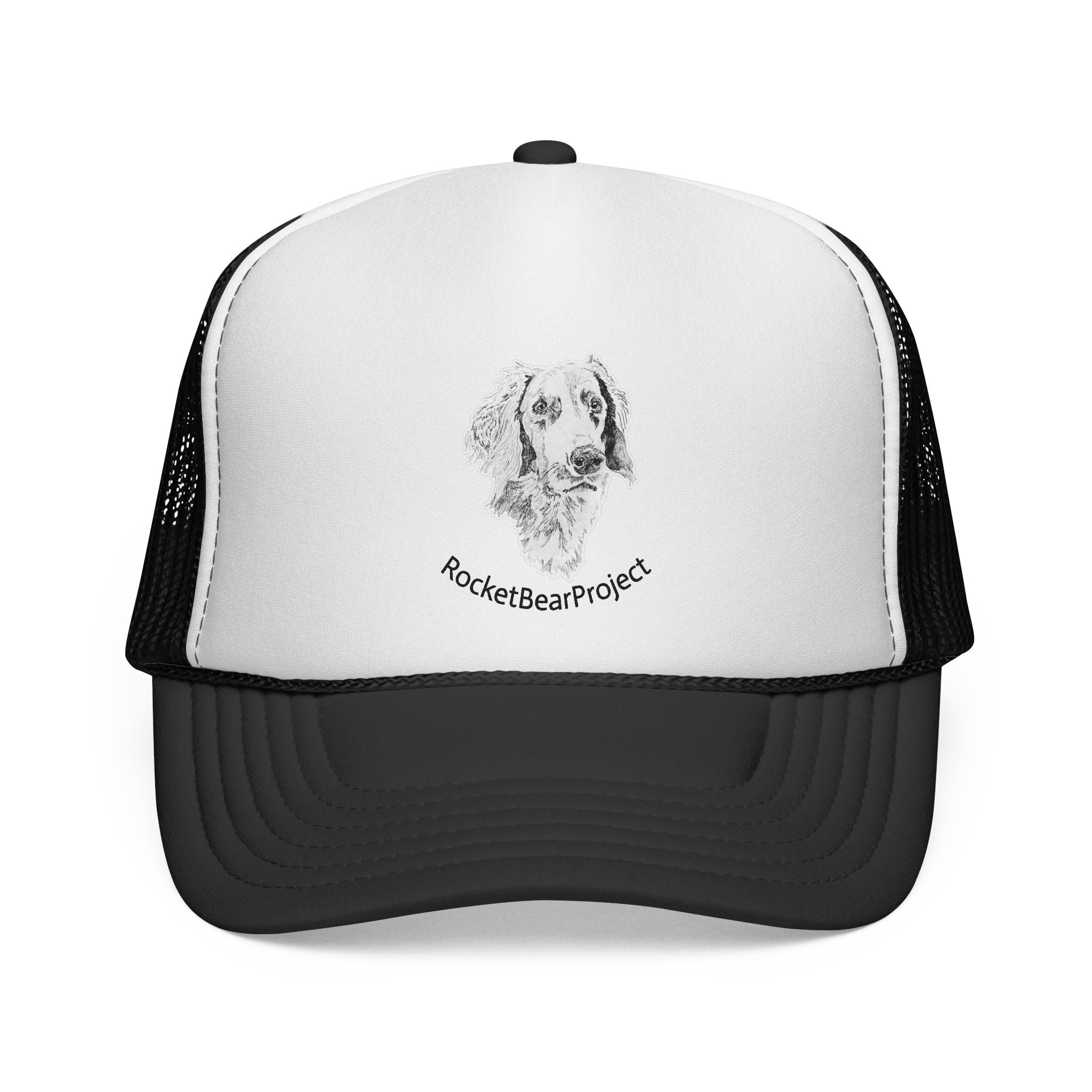 Long Haired Weimaraner Trucker Cap