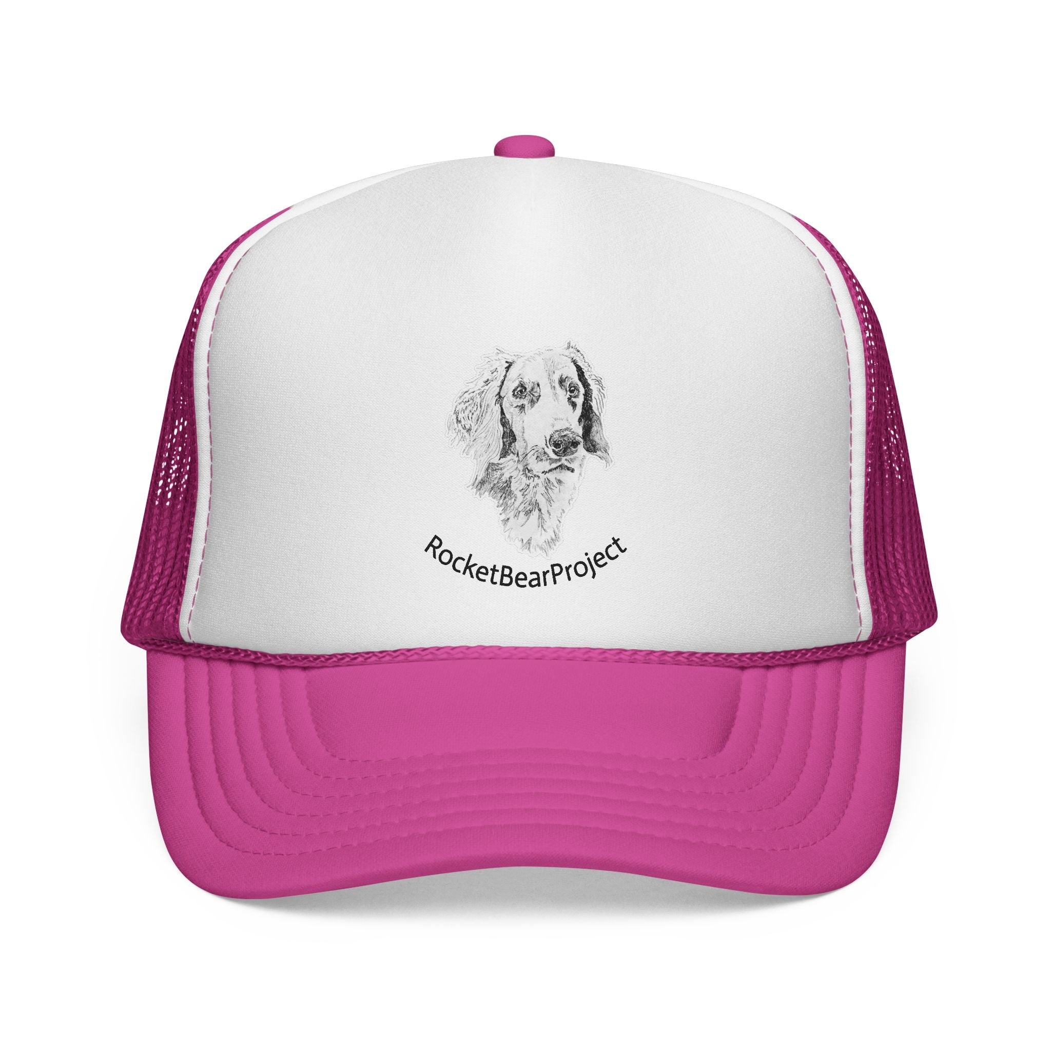 Long Haired Weimaraner Trucker Cap