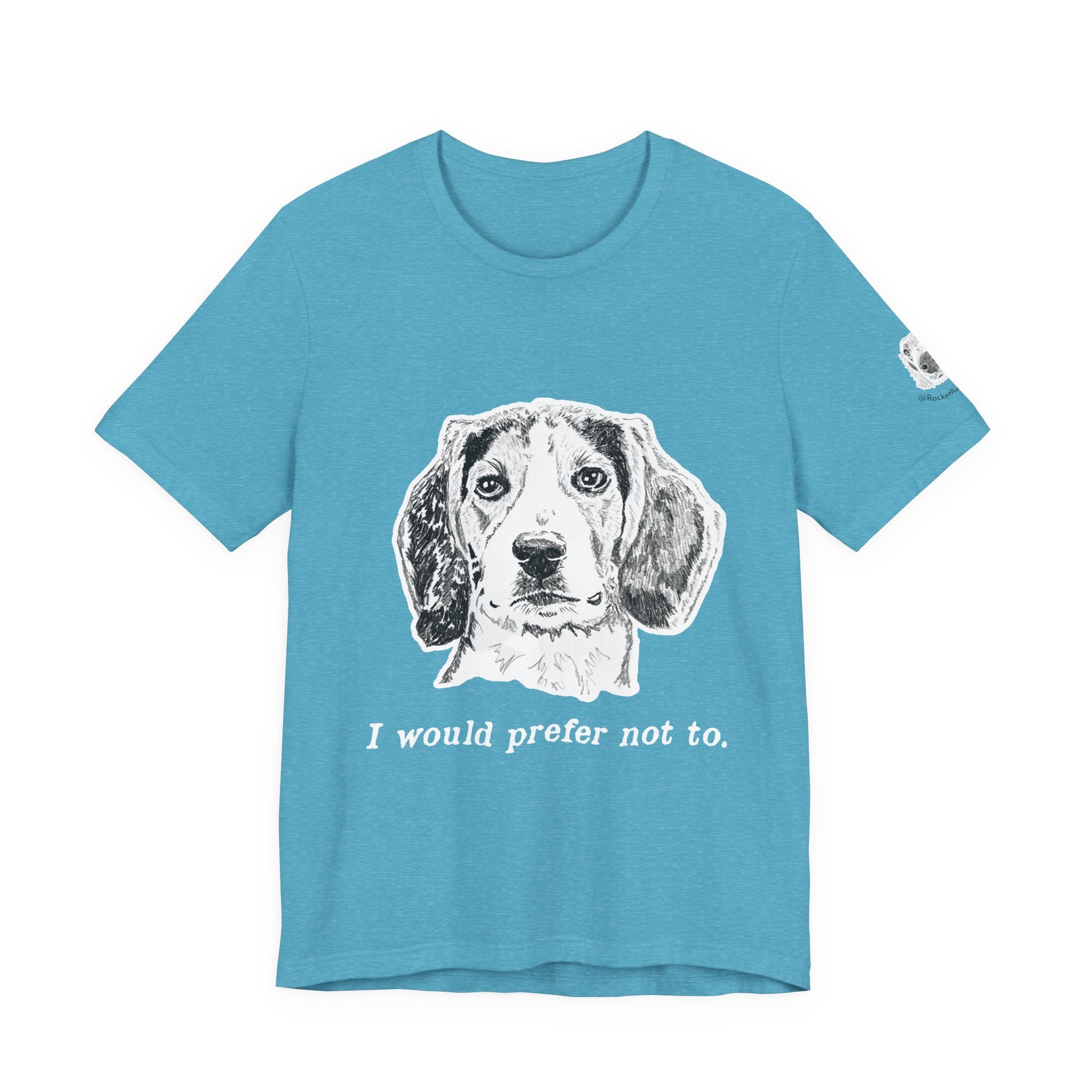 Stubborn Beagle - Unisex Short Sleeve Tee