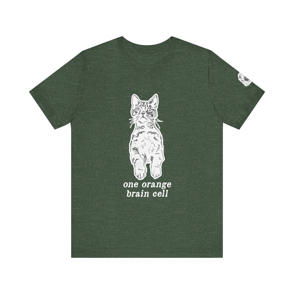 One Orange Brain Cell - Unisex Short Sleeve Tee