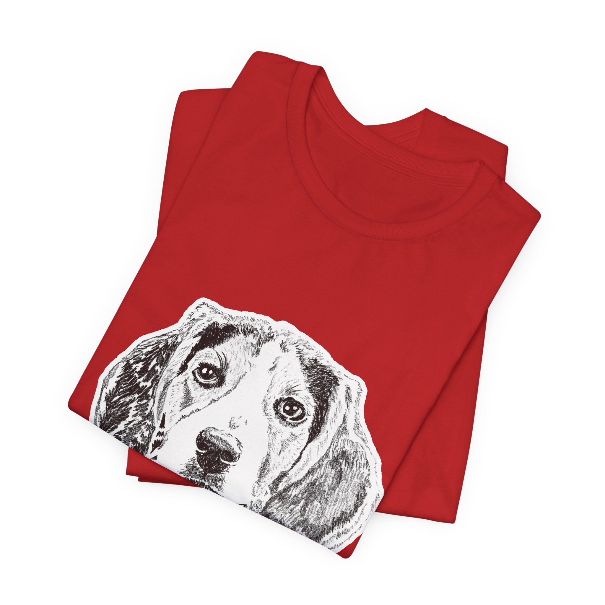 Stubborn Beagle - Unisex Short Sleeve Tee