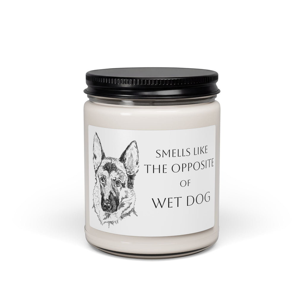 German Shepherd Candle