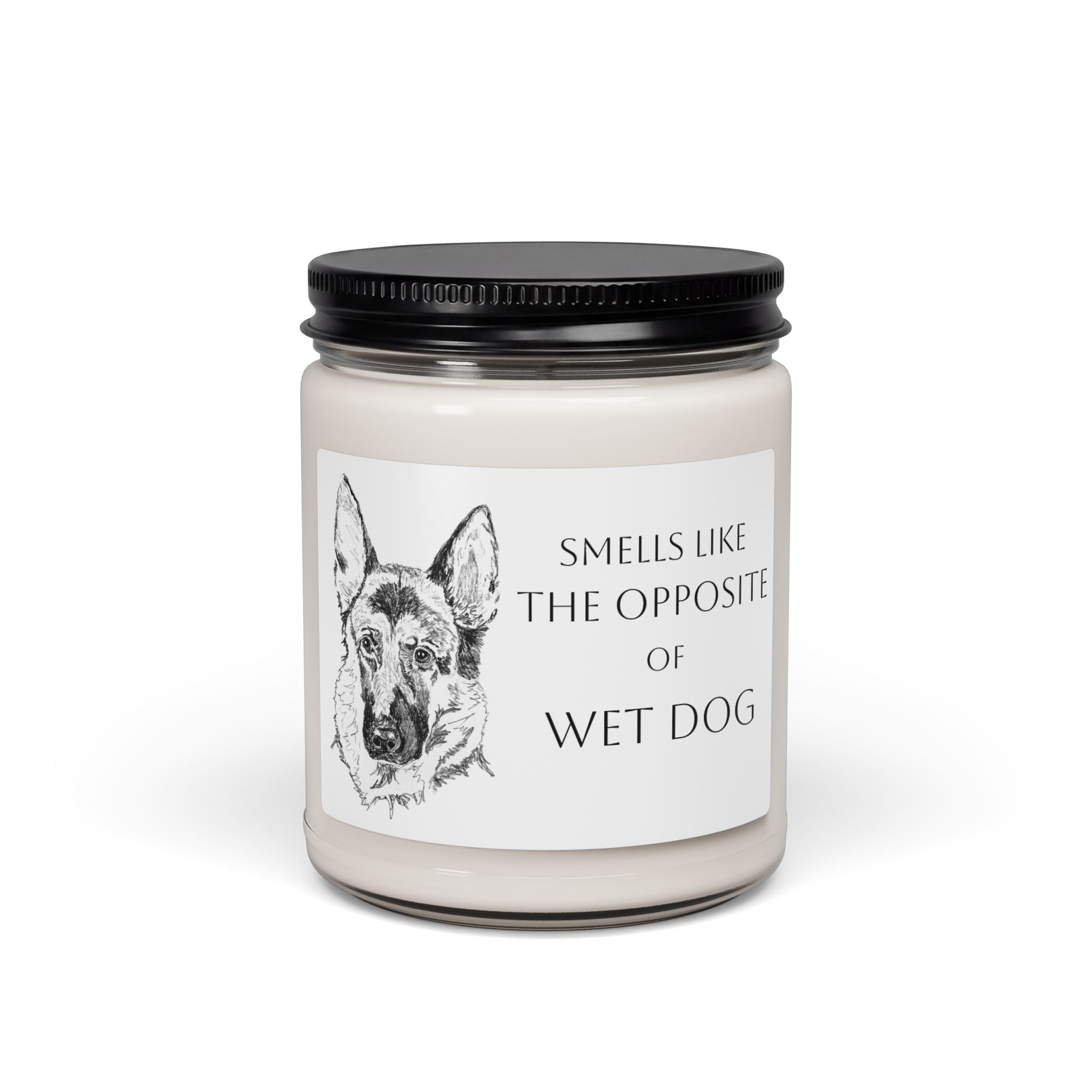 German Shepherd Candle