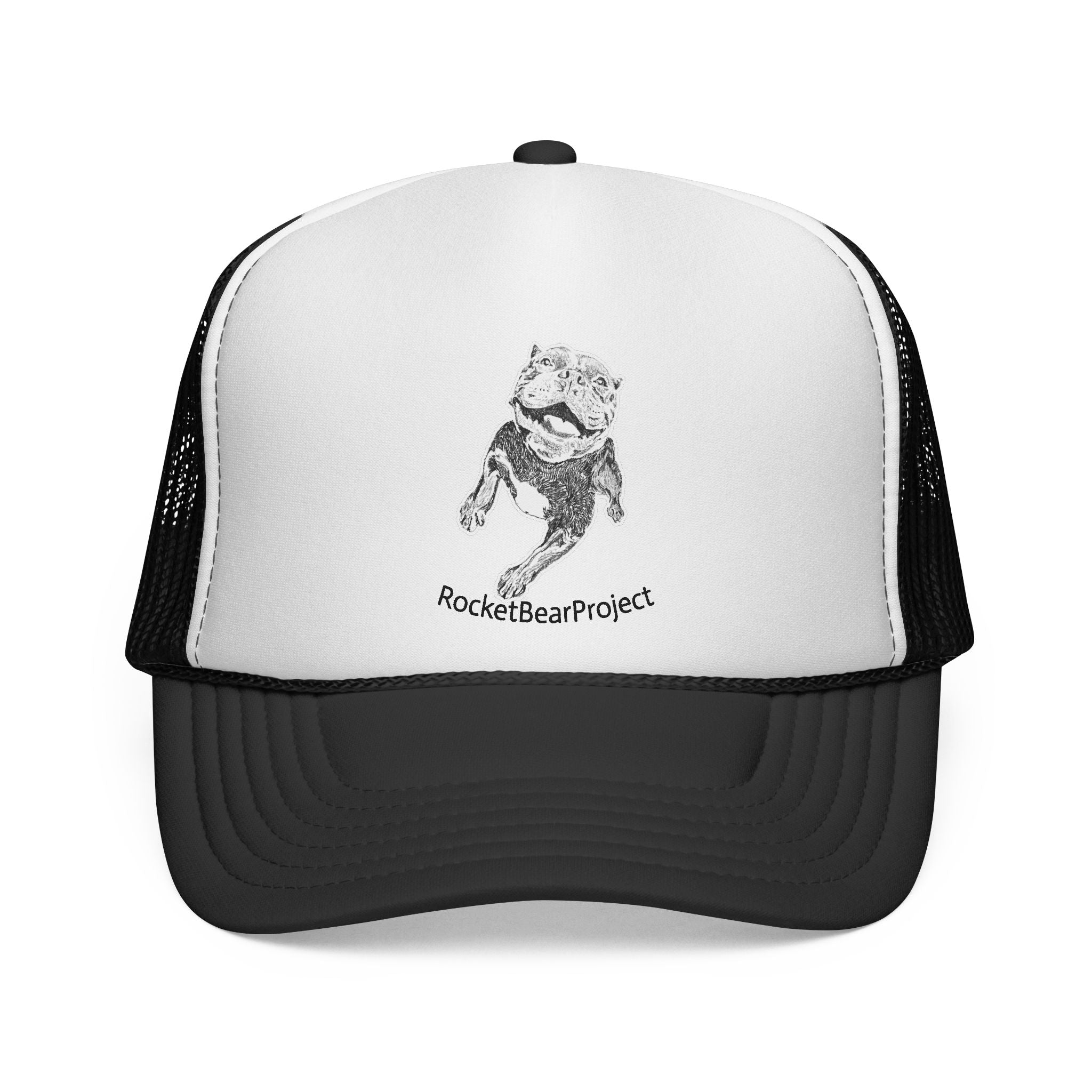 Smiling Pit Bull Trucker Hat