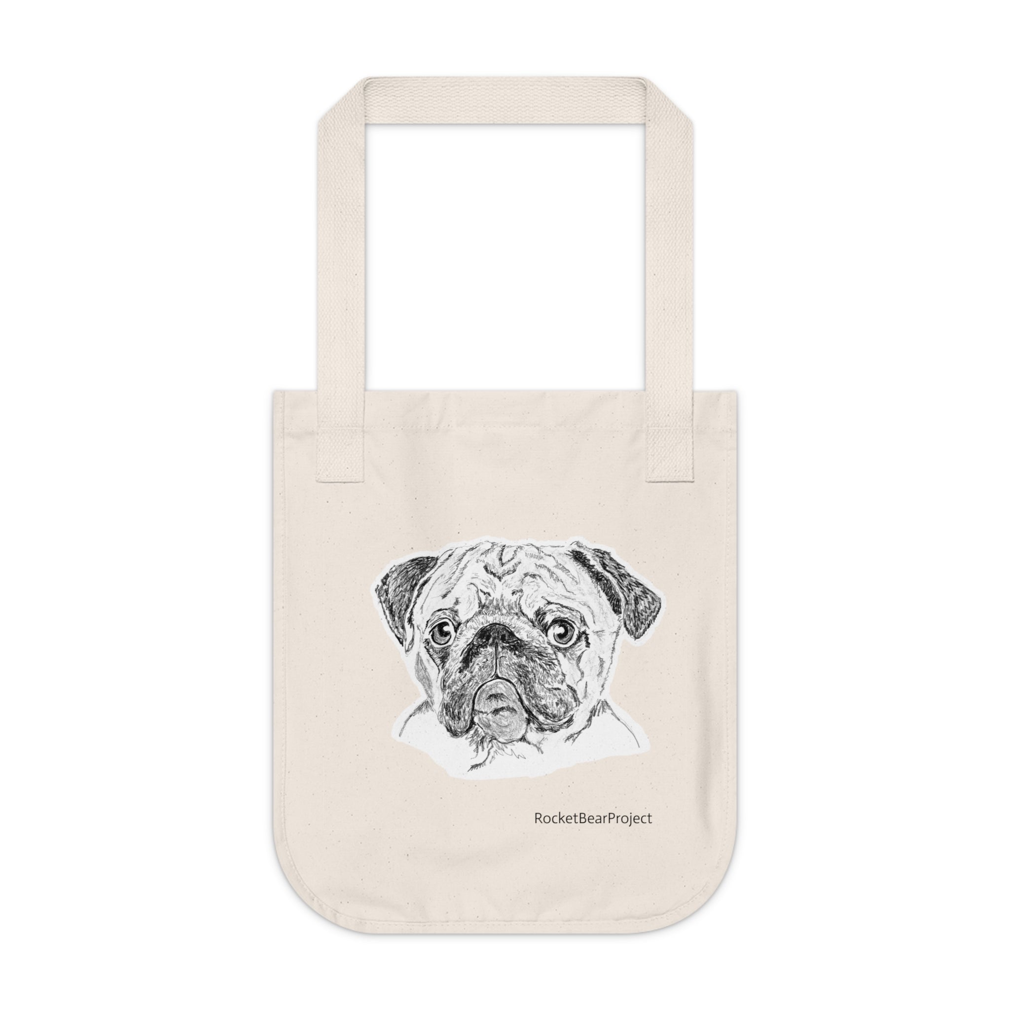 Pug Tote Bag