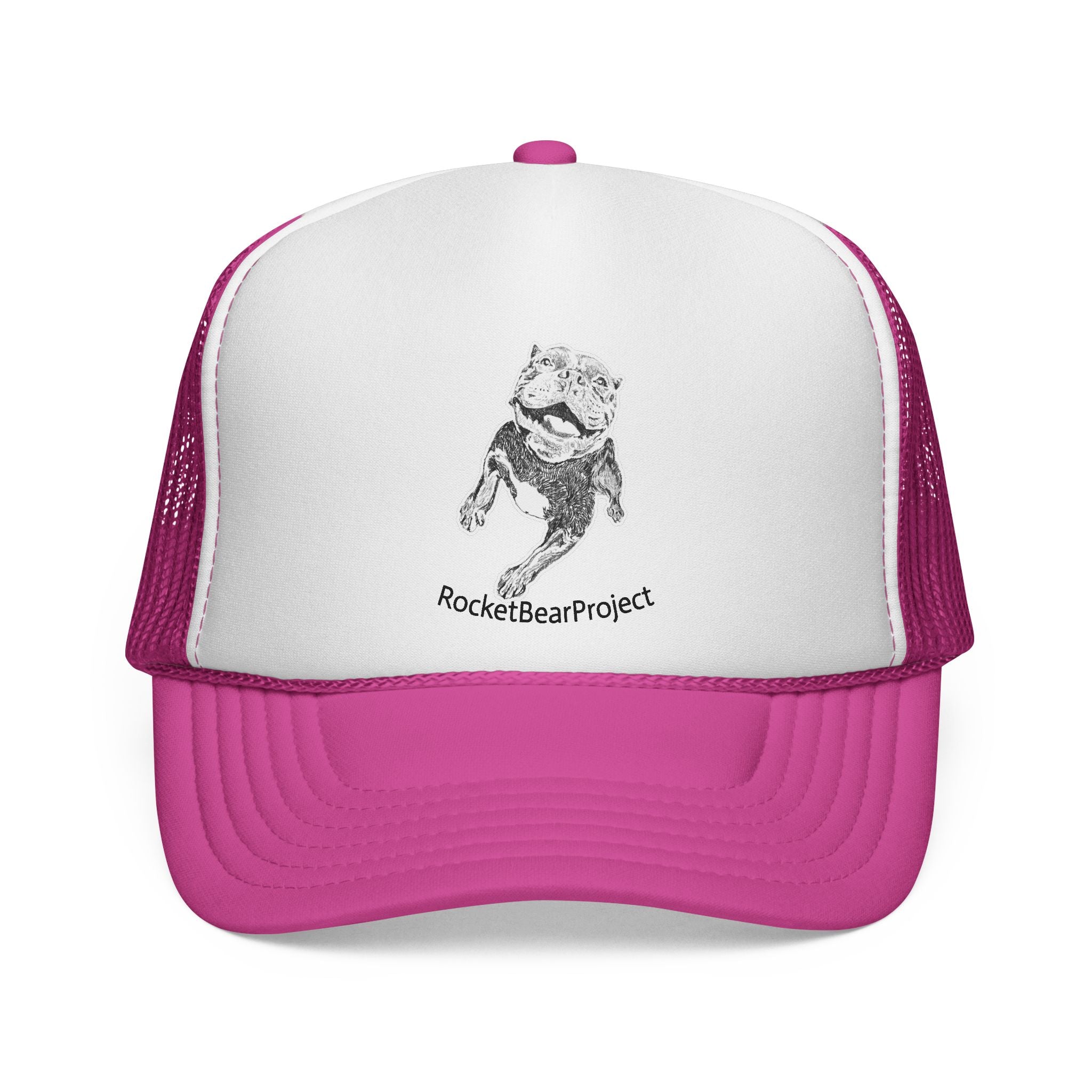 Smiling Pit Bull Trucker Hat