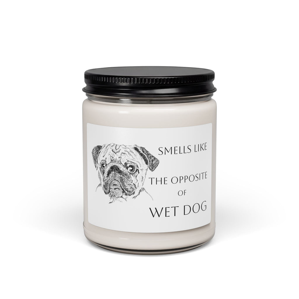 Pug Candle