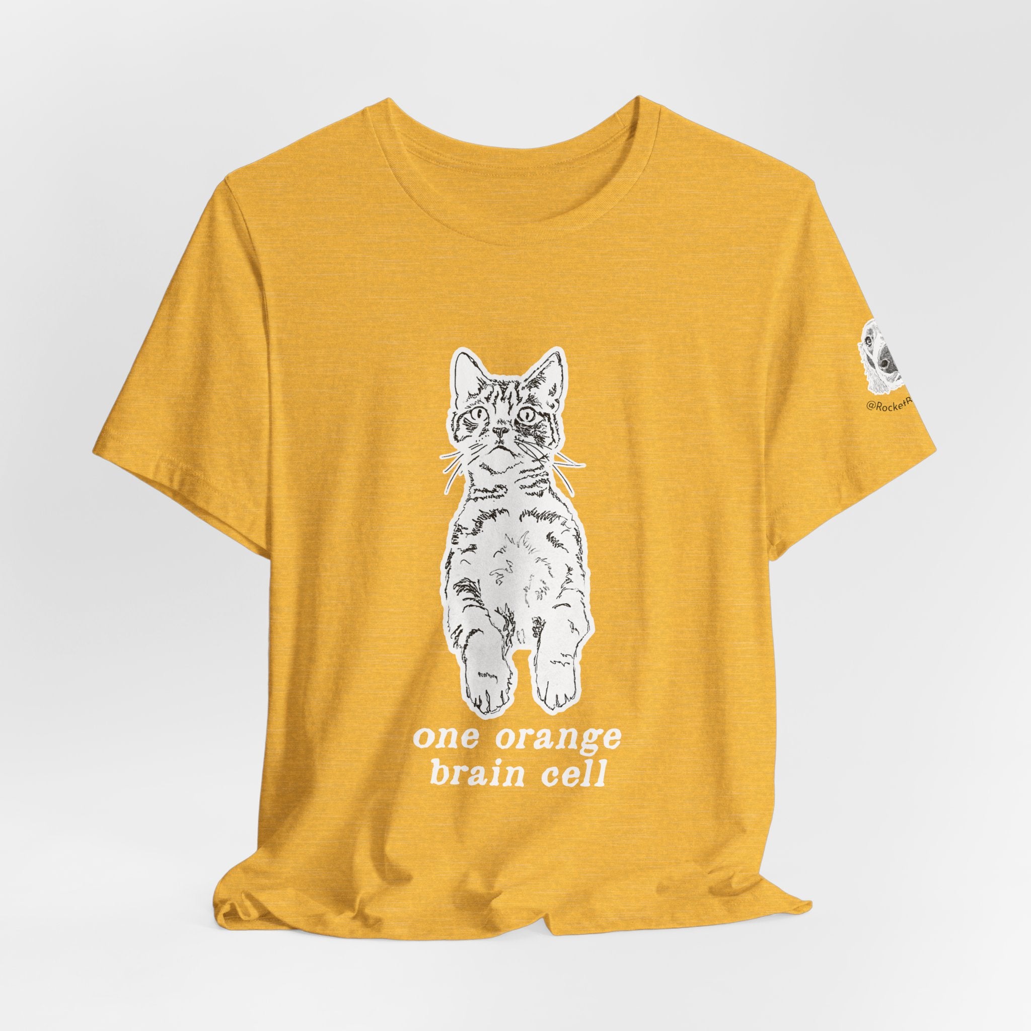One Orange Brain Cell - Unisex Short Sleeve Tee