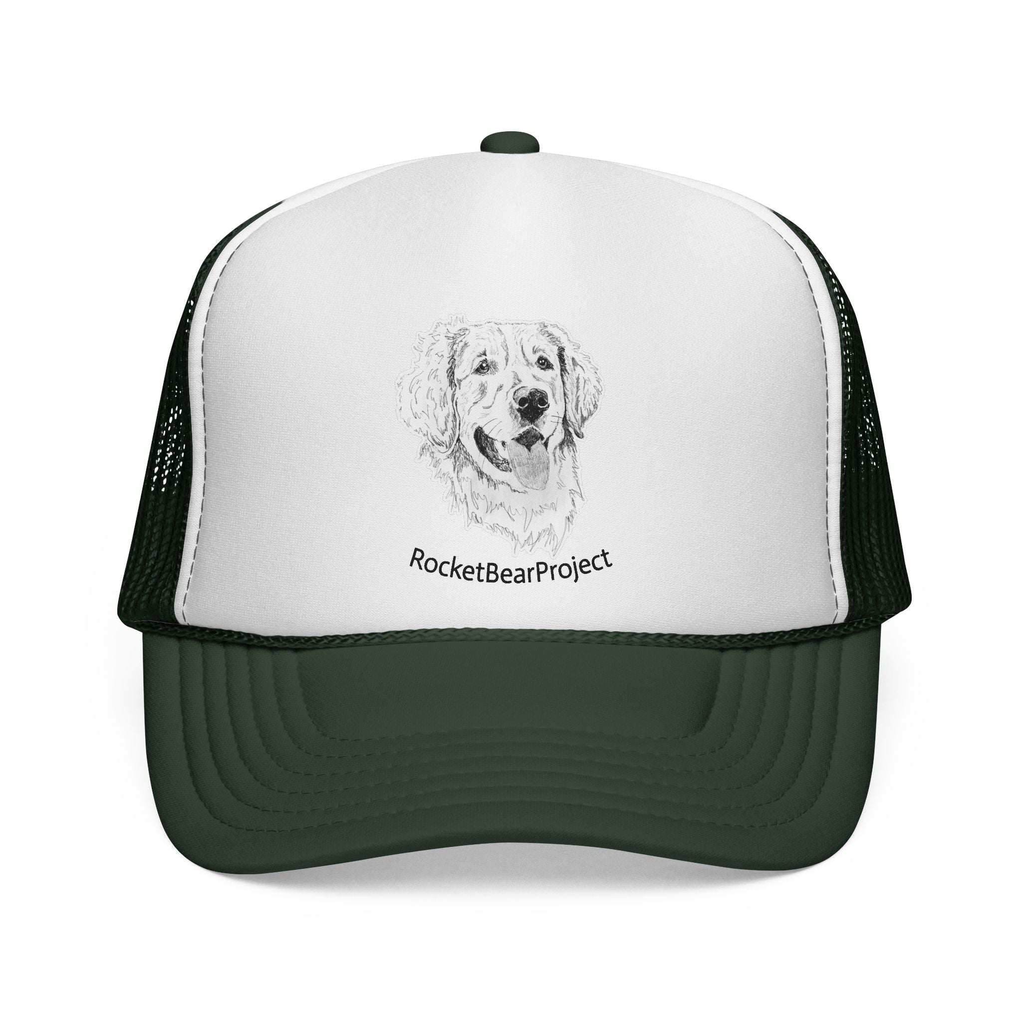 Golden Retriever Trucker Cap