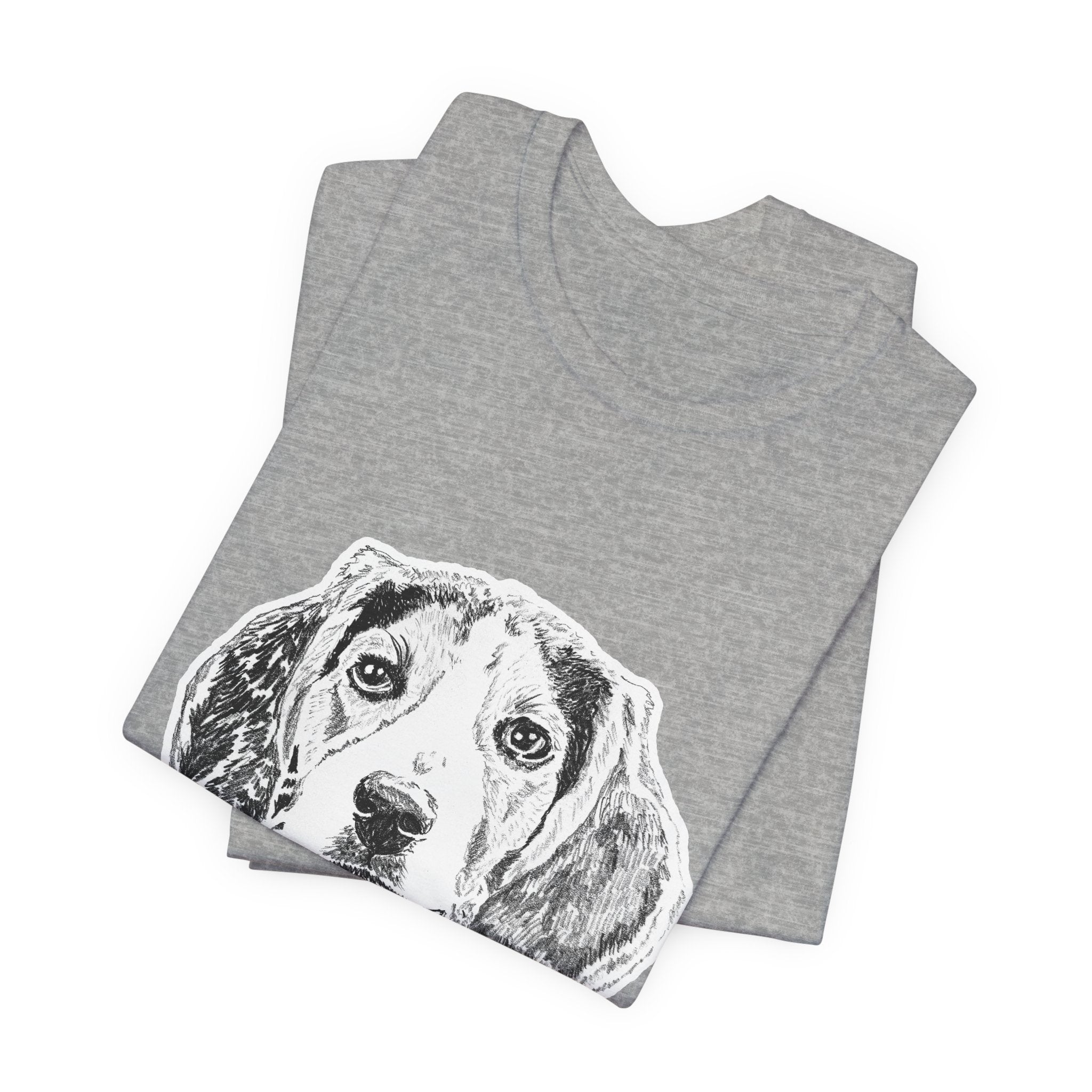 Stubborn Beagle - Unisex Short Sleeve Tee