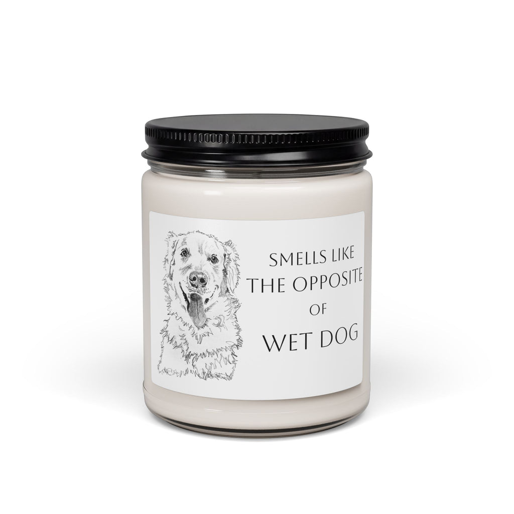 Golden Retriever Puppy Candle