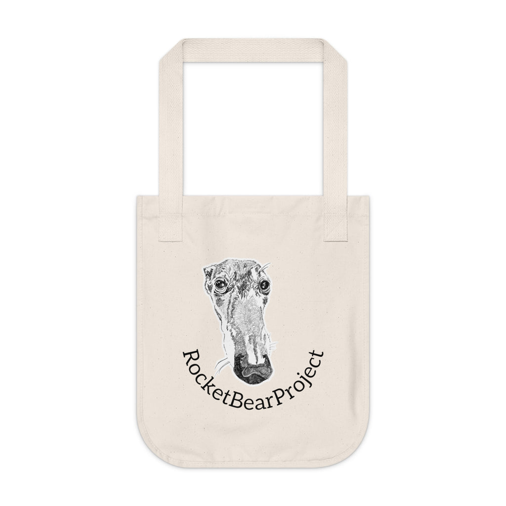 Greyhound Organic Canvas Tote Bag